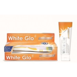 WHITE GLO - pasta wybielająca 100ml DLA PALACZY